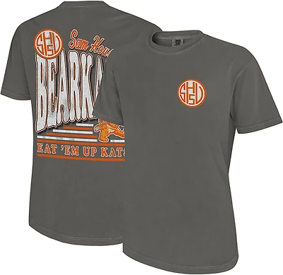 Comfort Colors Men's Sam Houston State University Eat 'Em Up Kats Bubble Letter DS T-shirt