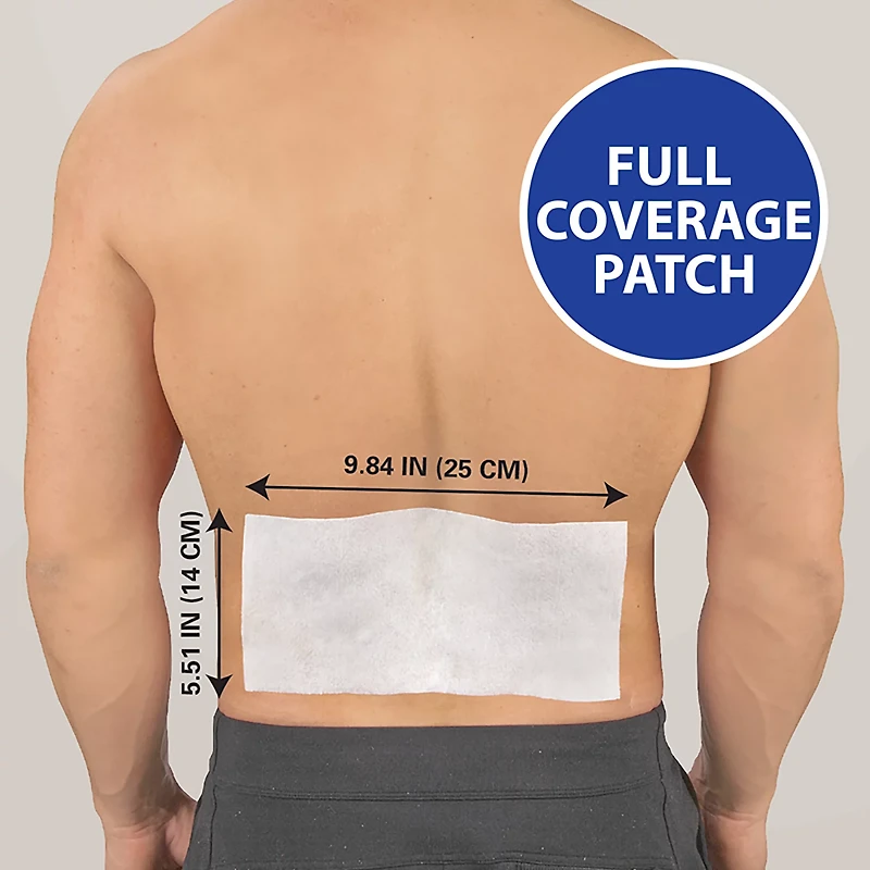 HealthWise Cold Hot Medicated XL Patch 6ct
