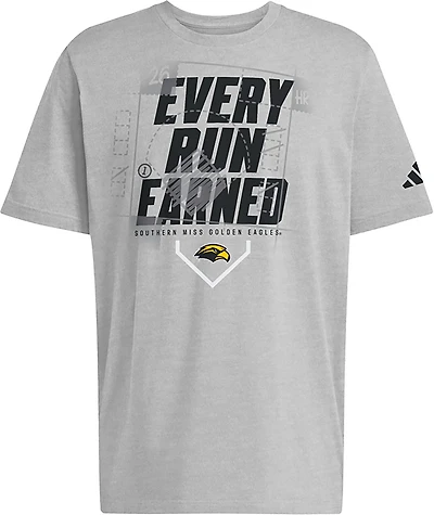 adidas Men’s University of Southern Mississippi Every Run Earned PS Dugout Fresh T-shirt