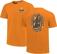 Image One Women's University of Tennessee Sitting Badge Mascot Oval DS Short Sleeve T-shirt