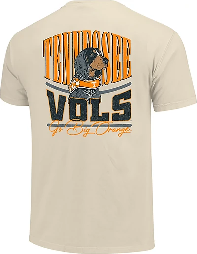 Image One Men's University of Tennessee Stretch Type Mascot DS Short Sleeve T-shirt