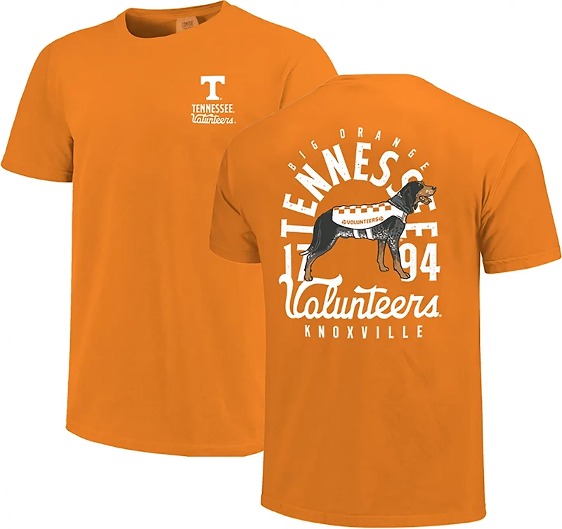 Image One Men's University of Tennessee Mascot Overlay Standing DS Short Sleeve T-shirt