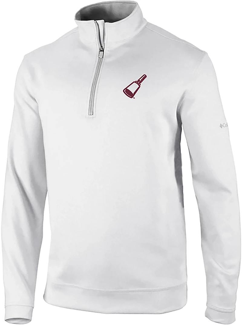 Columbia Sportswear Men's Mississippi State University Cowbell Wickham Hills 1/4-Zip Pullover Top