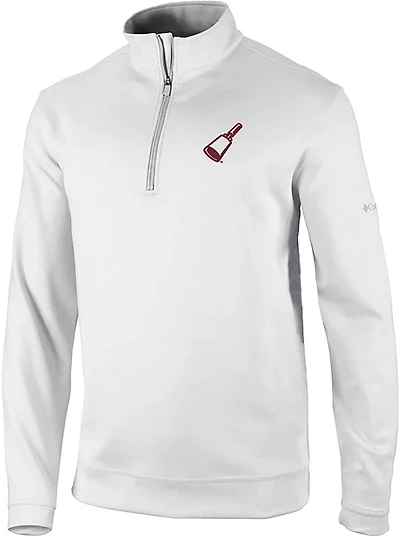 Columbia Sportswear Men's Mississippi State University Cowbell Wickham Hills 1/4-Zip Pullover Top