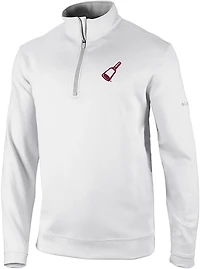Columbia Sportswear Men's Mississippi State University Cowbell Wickham Hills 1/4-Zip Pullover Top