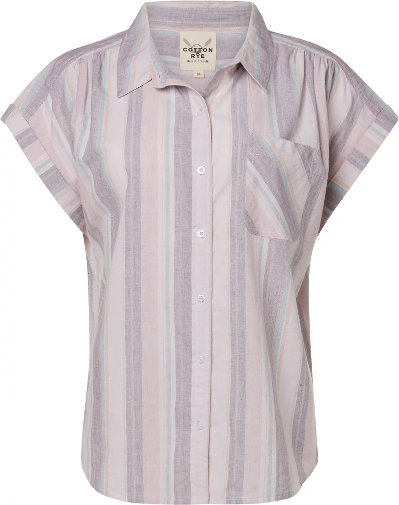 Cotton & Rye Women's The Ellie Short Sleeve Top