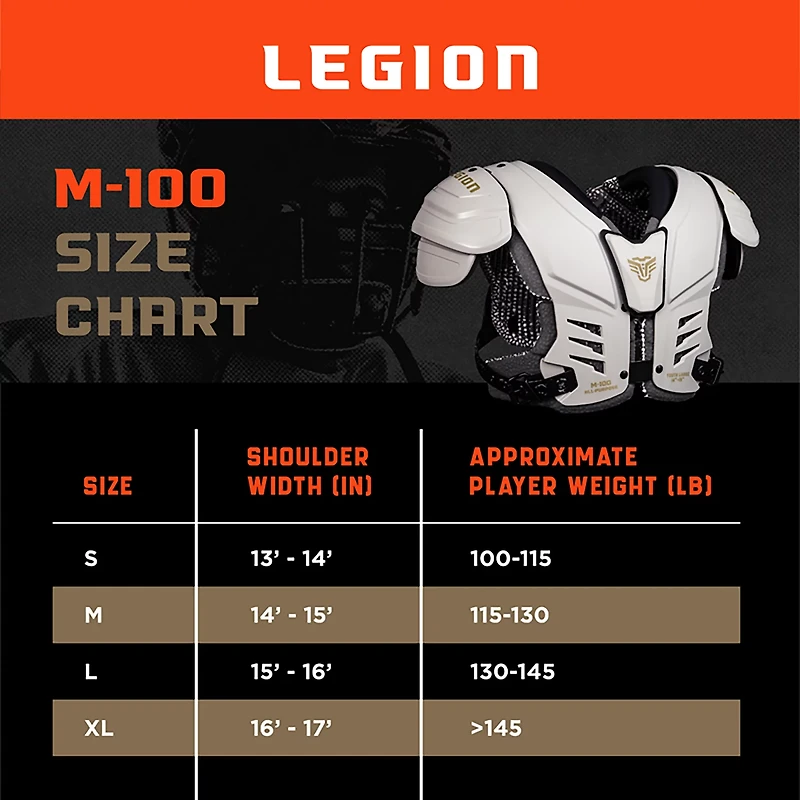 Legion M100 Youth Shoulder Pad