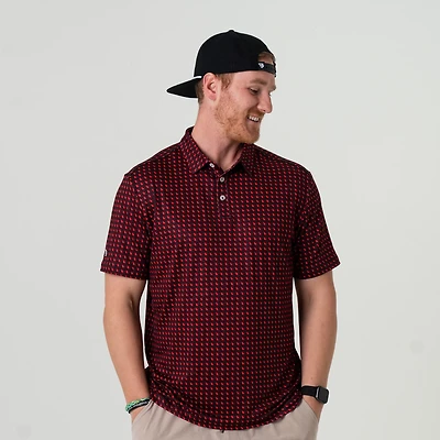 BURLEBO Men's Georgia Performance Polo Shirt