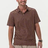BURLEBO Men's Louisiana Performance Polo Shirt