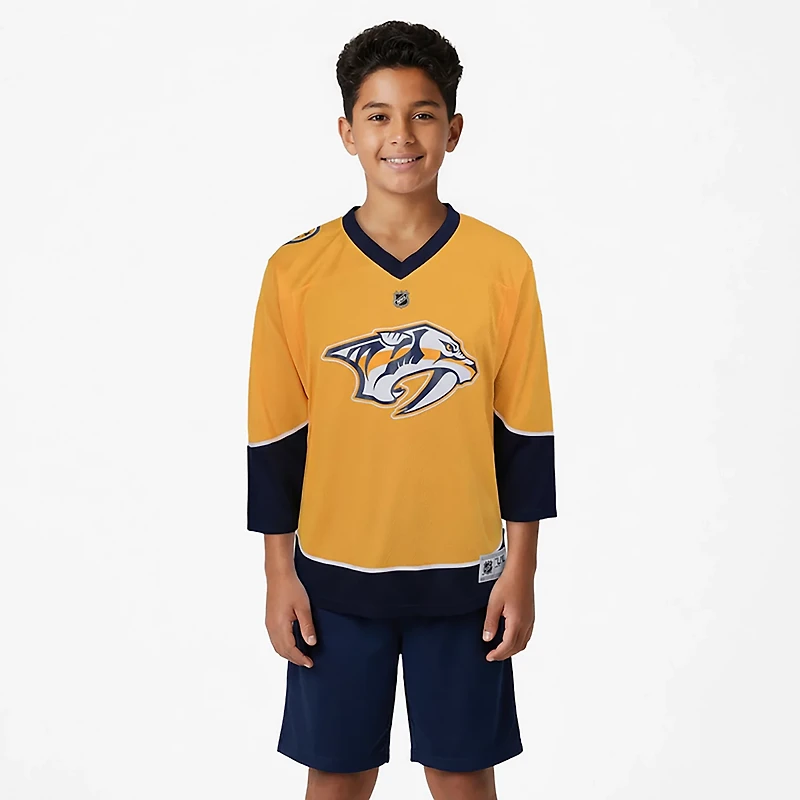 adidas Boys' Nashville Predators Replica Home Team Jersey