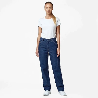 Bulwark Women's Heavyweight Pre-Washed Denim Excel FR Jeans