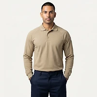 Bulwark Men's CoolTouch 2 Classic Long Sleeve Polo Shirt