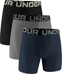 Under Armour Men's Novelty Performance Tech 6 Boxer Briefs 3-pack