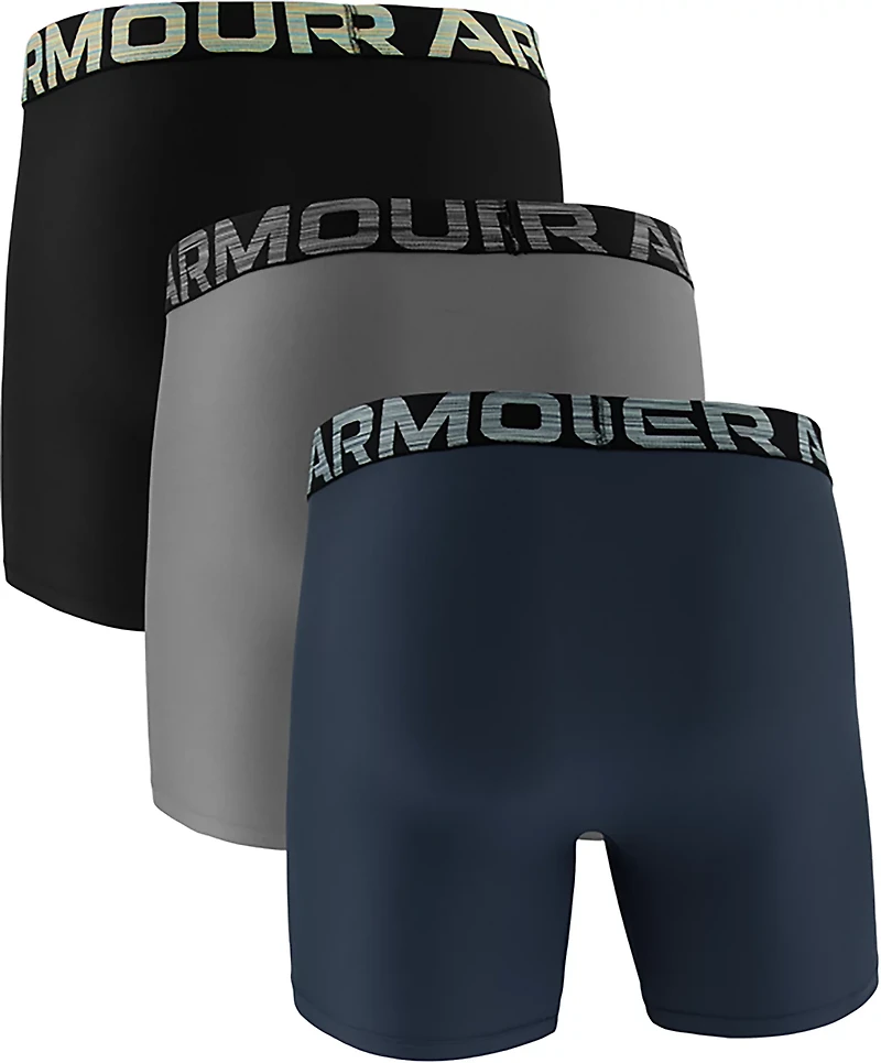 Under Armour Men's Novelty Performance Tech 6 Boxer Briefs 3-pack