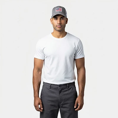 Academy Sports + Outdoors Men's American Flag Trucker Hat