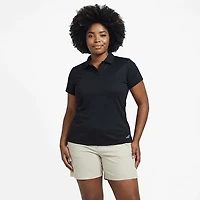 BCG Women's Tennis Solid Short Sleeve Polo Shirt