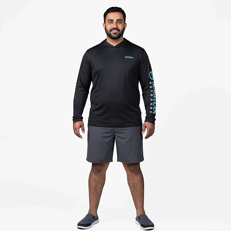 Magellan Outdoors Men's Casting Crew Long Sleeve Hoodie