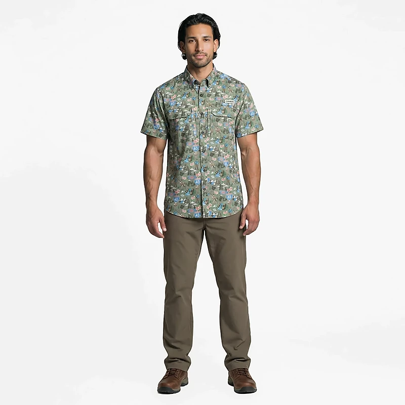 Magellan Outdoors Men's Arkansas Local State Print Shirt
