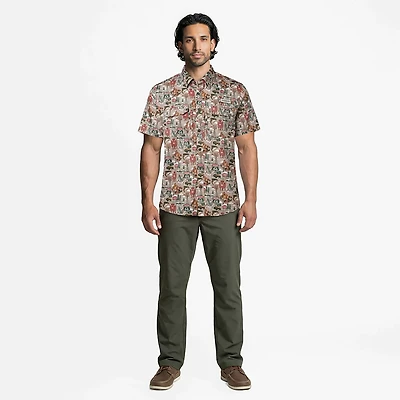 Magellan Outdoors Men's Oklahoma Local State Print Shirt