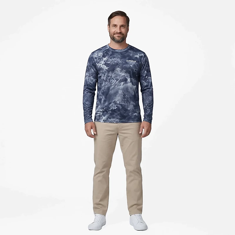 Magellan Outdoors Men's Realtree Xtreme Reversible Crew Long-Sleeve T-shirt
