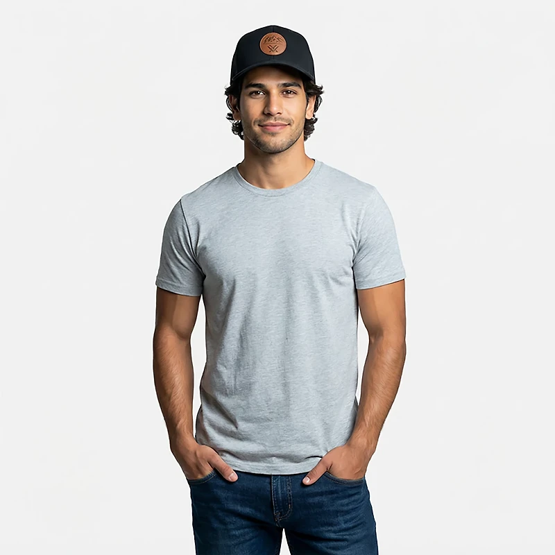 Vortex Men's 3 Peaks Leather Patch Cap