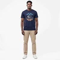 Mad Engine Mossy Oak Men's Round Americana Badge Short Sleeve T-shirt