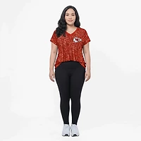 Outerstuff Women's Kansas City Chiefs Wordmark Sequin Dress