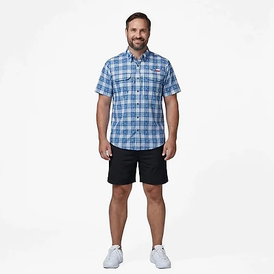 Magellan Outdoors Men's Local State Texas Plaid Shirt
