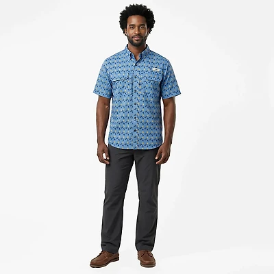 Magellan Outdoors Men's Indiana Local State Print Shirt