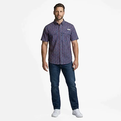 Magellan Outdoors Men's Local State Virginia Print Short Sleeve Shirt