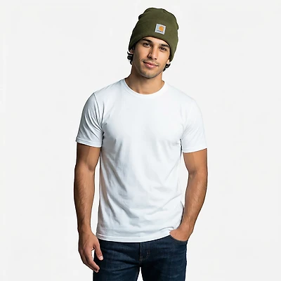 Carhartt Men's Knit Rubber Patch Beanie