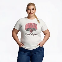 WILDCAT RETRO Women's Louisiana-Lafayette Rock Star Meet and Greet T-shirt
