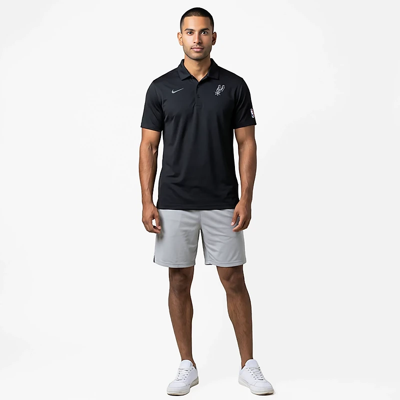 Nike Men's San Antonio Spurs Dry Fit Staff Short Sleeve Polo