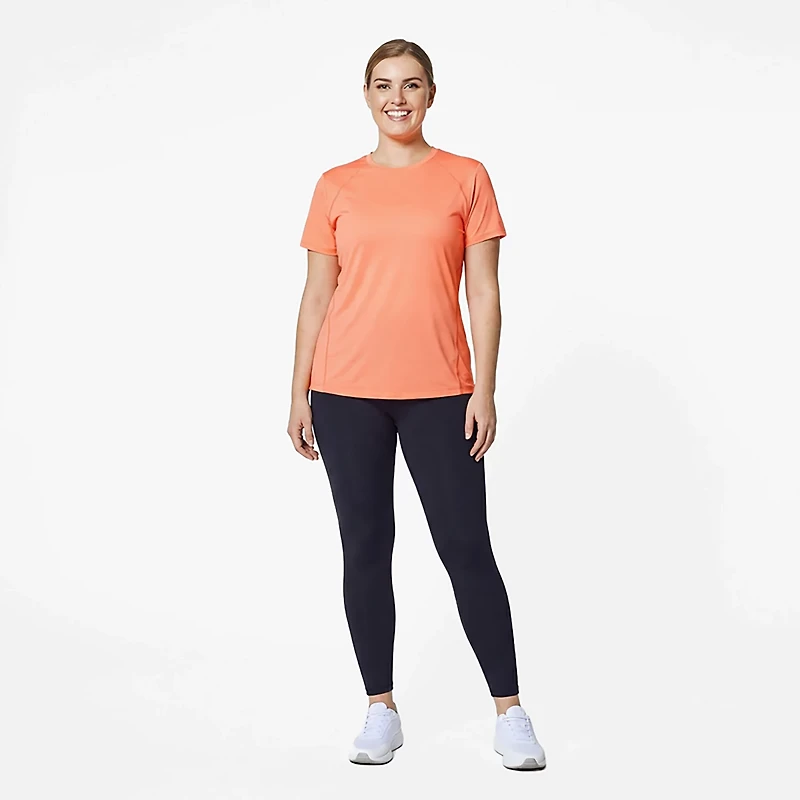 BCG Women's Run Mesh Back Short Sleeve T-shirt