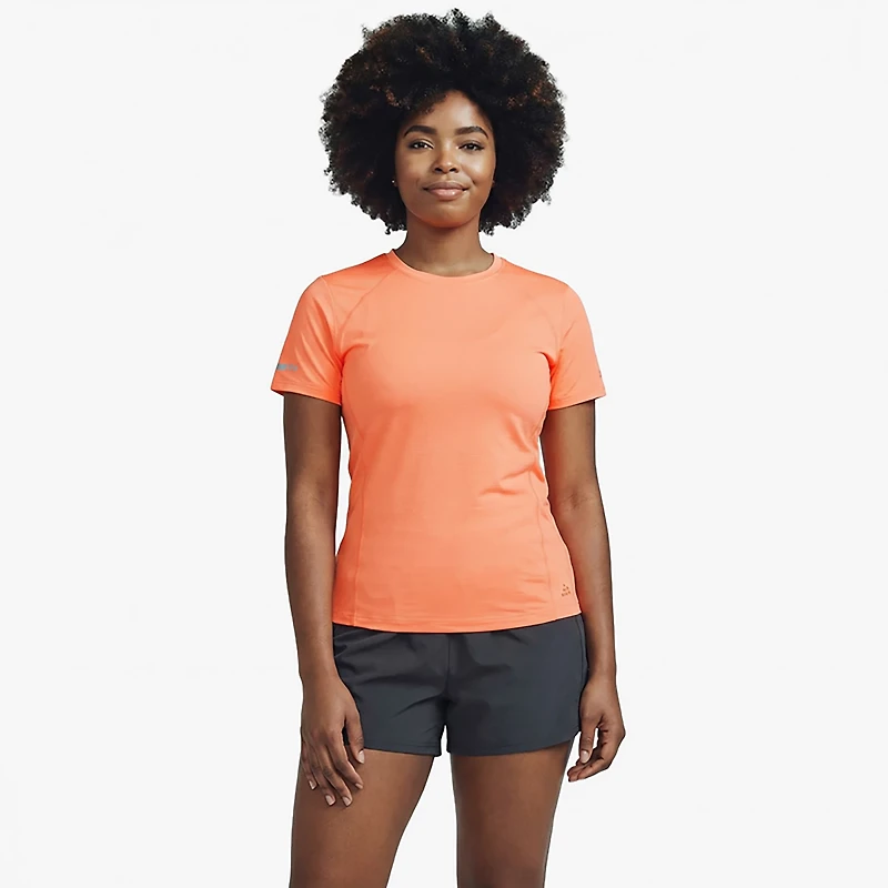 BCG Women's Run Mesh Back Short Sleeve T-shirt