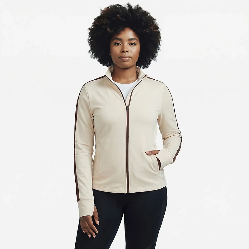 BCG Women's Knit Tech Full Zip Jacket