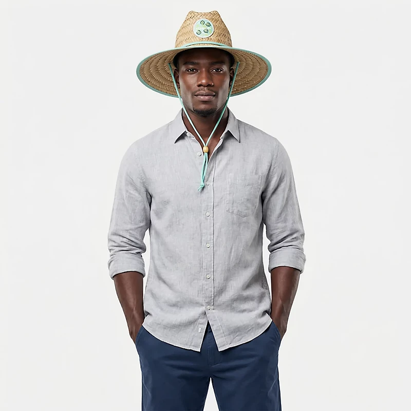 O'Rageous Men's Printed Lifeguard Sun Hat