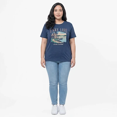 Academy Sports + Outdoors Women's Lake Life T-shirt