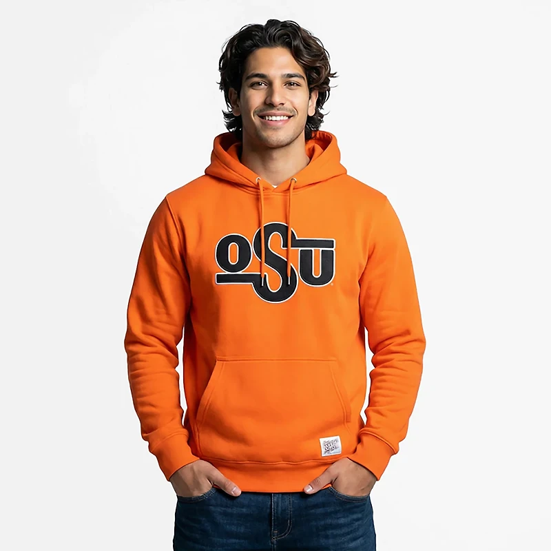 WILDCAT RETRO Men's Oklahoma State Cowboys Pokes Tackle Twill Hoodie