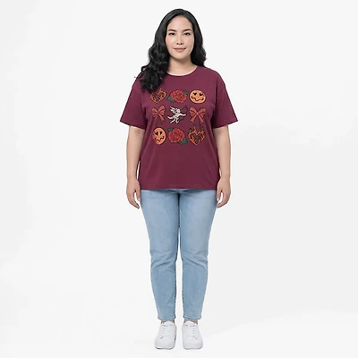 LOL Women's Cupid Heart Oversized Short Sleeve T-Shirt