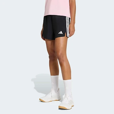 adidas Women's Workout Essentials 3-Stripes Woven Shorts 4
