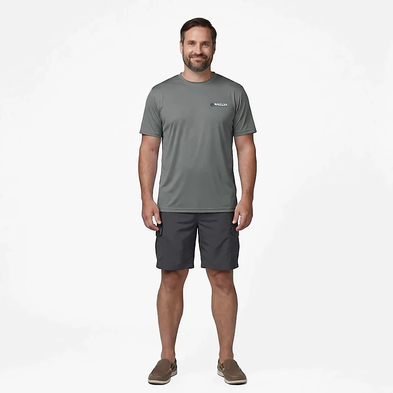 Magellan Outdoors Men's Kansas Bass Overlap State Graphic T-shirt