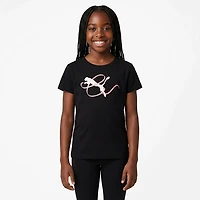 PUMA Girls’ Bow Society Pack Cotton/Spandex T-shirt