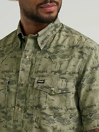 Wrangler Men's All Terrain Gear Printed Performance Shirt