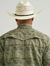 Wrangler Men's All Terrain Gear Printed Performance Shirt