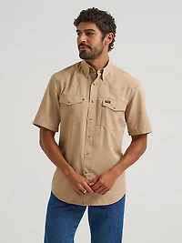 Wrangler Men's All Terrain Gear Printed Performance Shirt