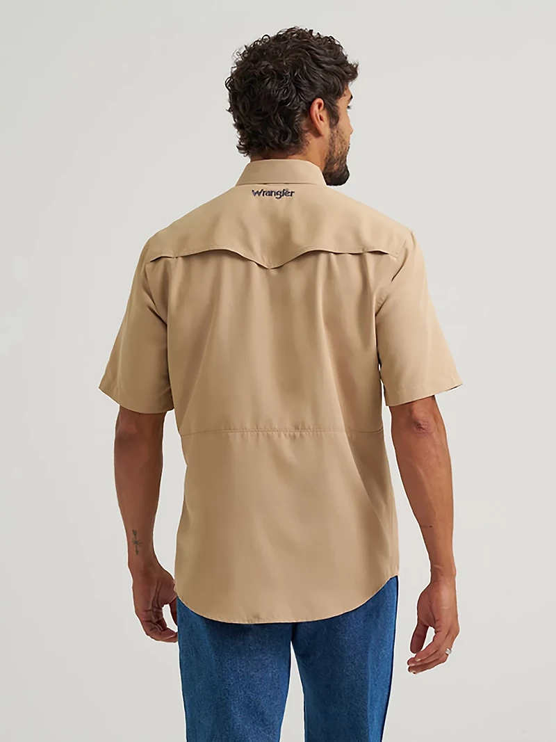 Wrangler Men's All Terrain Gear Printed Performance Shirt