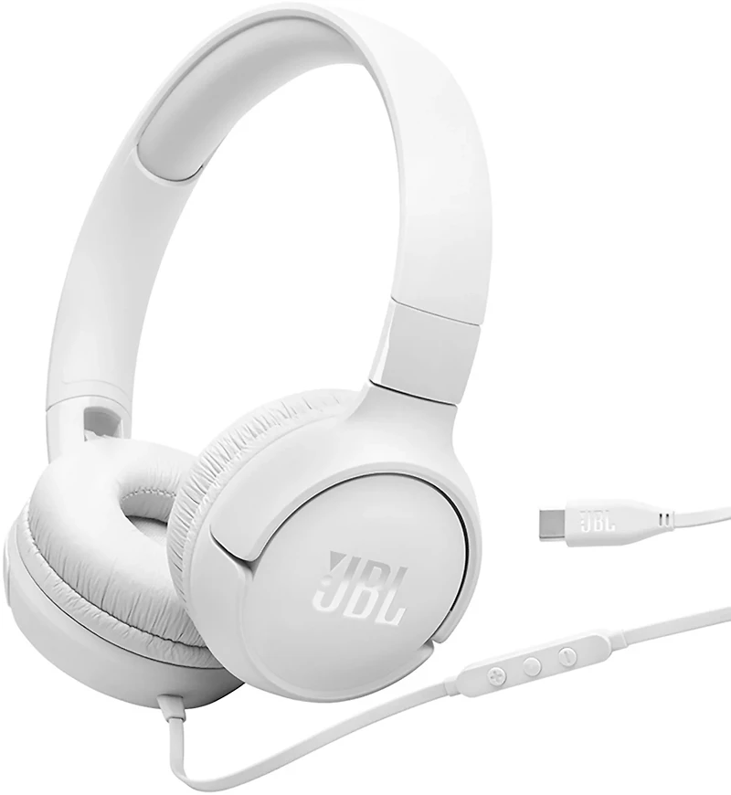 JBL Tune 520C USB-C High-Res Wired On-Ear Headphones