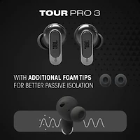 JBL Tour Pro 3 BT In-Ear Wireless Noise Cancelling Earbuds