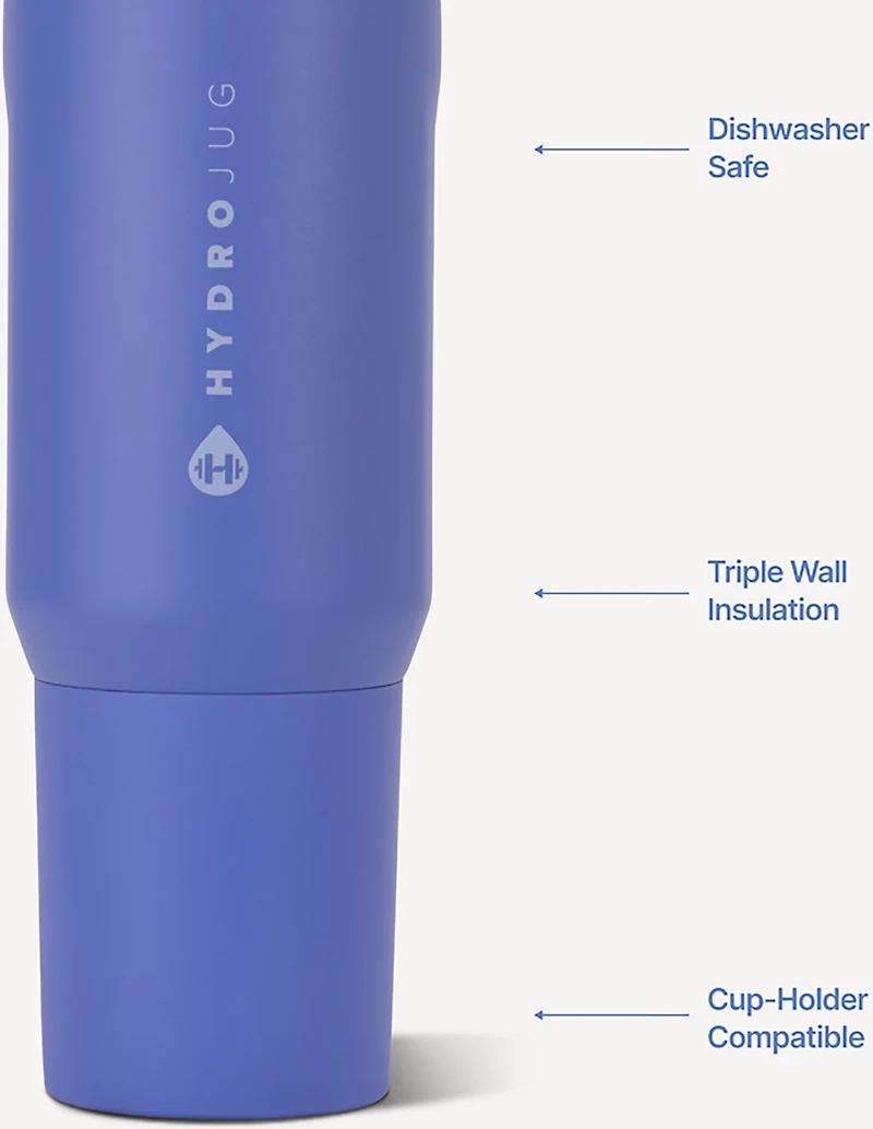 HydroJug Sport 20oz Flip Straw Water Bottle